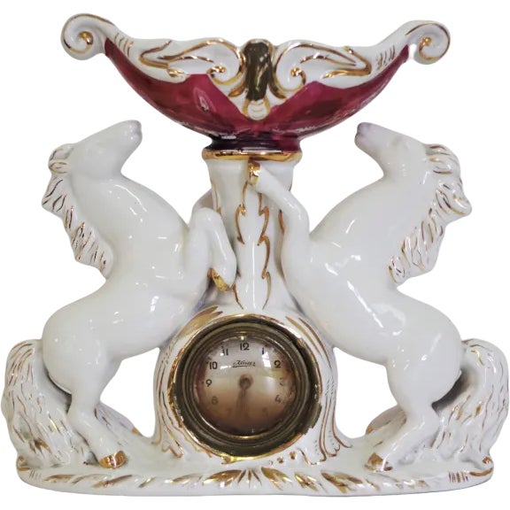 German Kaiser Clock from Cavallino Cornetti, 1950s For Sale