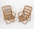 Mid-Century Modern Mid-Century Bamboo and Rattan Armchairs in the style of Tito Agnoli, Italy 1960s For Sale - Image 3 of 16
