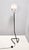 Vintage Floor Lamp with Encased Glass Shade with Red Geometrical Motifs, Italy, 1950s For Sale - Image 15 of 15