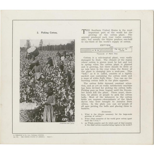 Geographical Pictures of the Usa Set VII by A. Wheaton & Co., 1920s, Set of 13 For Sale - Image 4 of 15