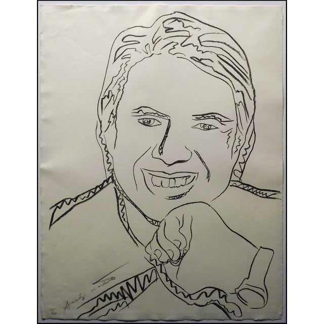Impressionist 1977 Andy Warhol "Jimmy Carter III" Pencil Signed and Numbered Screenprint on Paper For Sale - Image 3 of 8