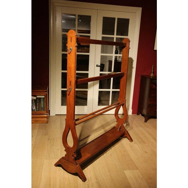 Clothing Rack in Teak For Sale - Image 6 of 6