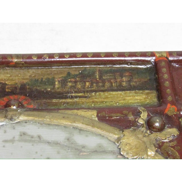 Antique Italian Painted Jewelry Box For Sale - Image 15 of 18