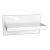 Reclaimed Rectangular White Ceramic Bathroom Shelf For Sale