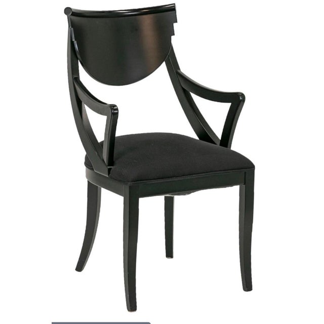 1980s Pietro Constantini Set of 6 Lacquered Dining Chairs For Sale - Image 11 of 12