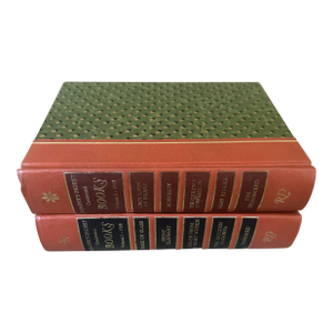 Vintage Reader’s Digest Condensed Books – Rust & Green Mid-Century Decorative Set of 2
