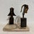 Carlos De La Mota, Carlos De La Mota Argentina Cubist Wrought Iron Sculpture Marble Base, Brutalist For Sale - Image 11 of 15