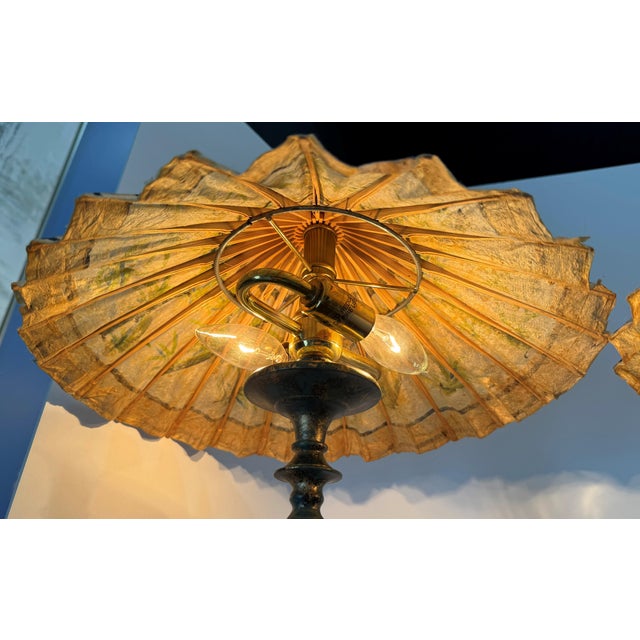 Vintage Frederick Cooper Frogs Lamps, a Pair For Sale - Image 16 of 18