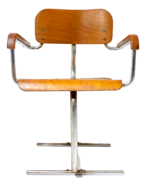 Vintage Bauhaus Tubular Steel Chair
