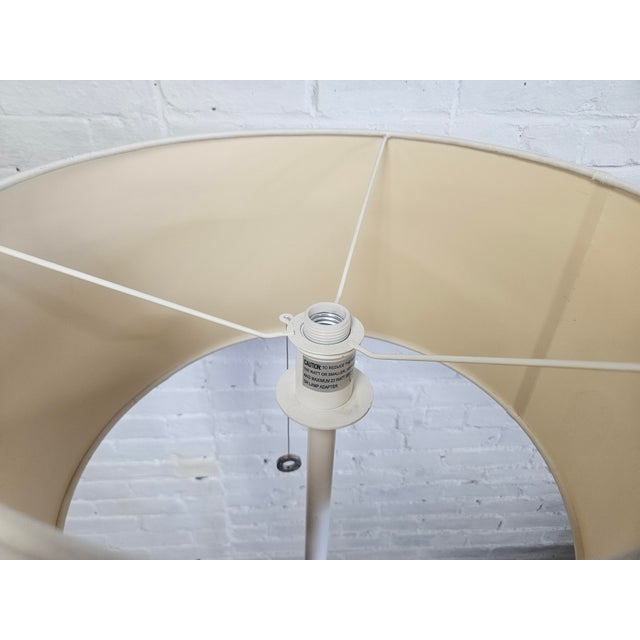 Design by Conran Lucina Floor Lamp. A stunning marble base, and turned-wood section, and pull-chain switch give this floor...