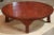 Red Lacquer Round Table from Japan
