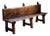 Rustic Wooden Bench, Alpines, 18th / 19th Century For Sale