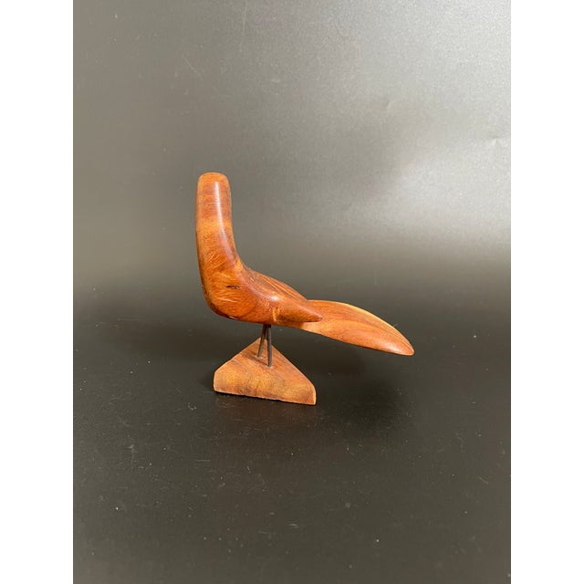 Mid Century Modern Teak Wood Bird For Sale - Image 4 of 12