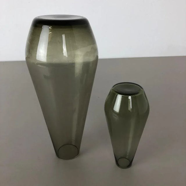 Vintage Turmaline Vases by Wilhelm Wagenfeld for WMF, Germany, 1960s, Set of 2 For Sale - Image 9 of 14