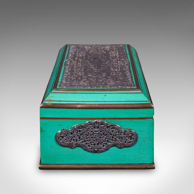 Small Antique Keepsake Box, English, Silver Plate, Trinket Case, Edwardian, 1910 For Sale - Image 6 of 12