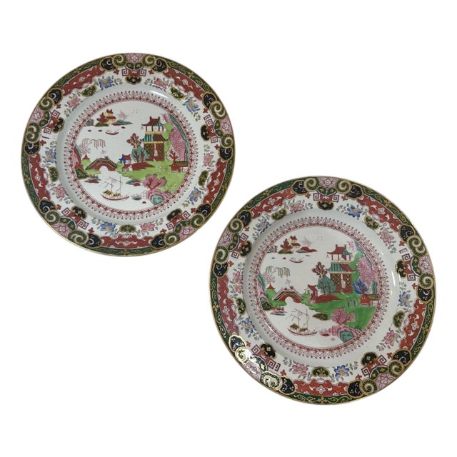 Late 19th Century Mason’s Ashworth’s Ironstone Plates - A Pair For Sale