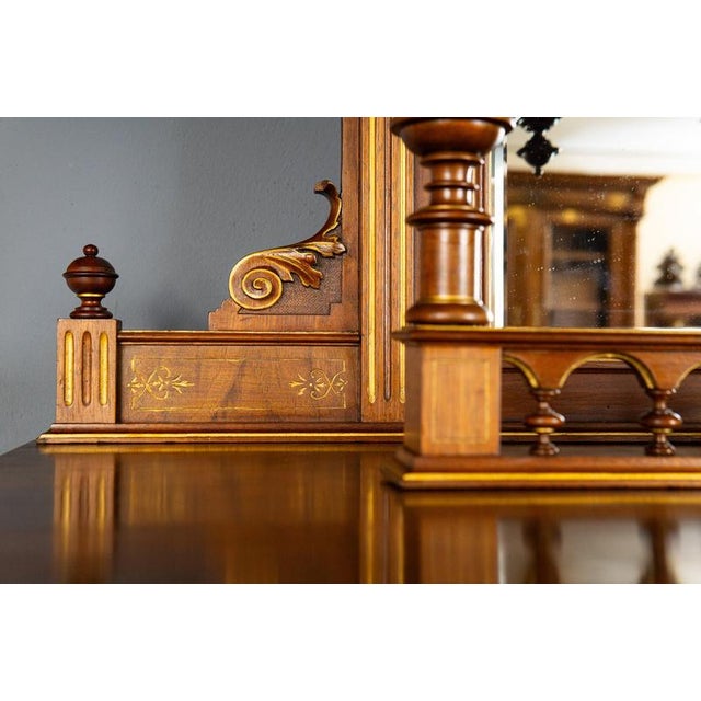 Wilhelminian Side Cabinet or Buffet Shelf, 1910s For Sale - Image 11 of 18