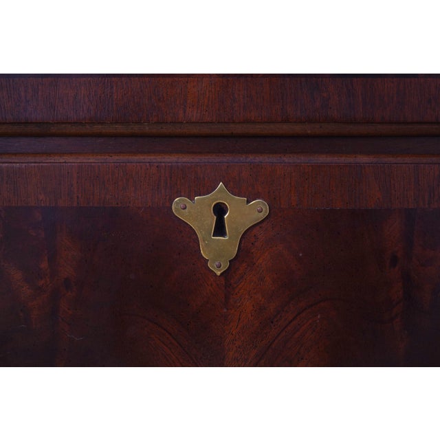 Century Large Mahogany Banded Chest on Chest For Sale - Image 12 of 16