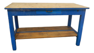 Vintage Worktable in Fir, 1970s