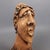 Ceramic Brutalist Terracotta Sculpture of Elongated Face, 20th Century For Sale - Image 7 of 13