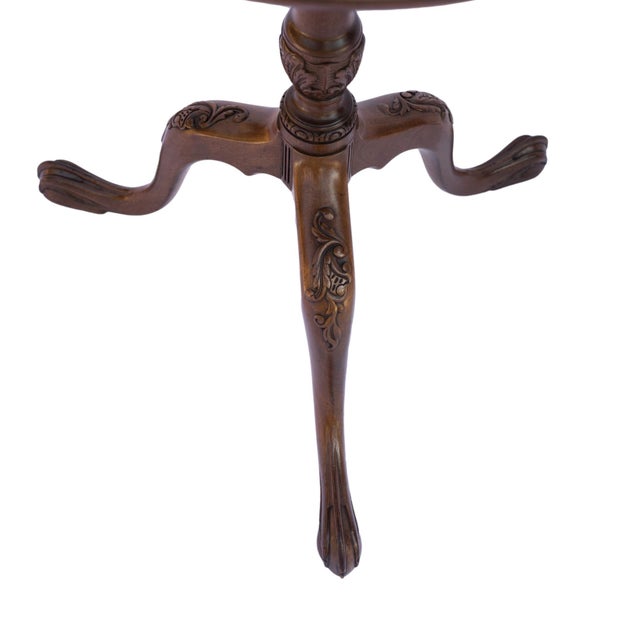 Mid 19th Century Pair William Iv Solid Mahogany Wine Tables, One Board Tops, English, Ca. 1840 For Sale - Image 5 of 9