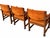 Burnt Orange 1970's Bernhardt Mid Century Modern Burnt Orange Velvet Rolling Dining Chairs - Set of 4 For Sale - Image 8 of 11