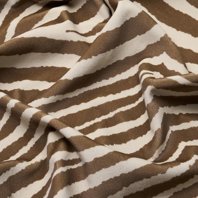 2020s SAMPLE - Schumacher Blixen Velvet Fabric In Safari For Sale - Image 5 of 5