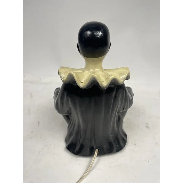 Pierrot Lamp in Ceramic, 1960s For Sale - Image 6 of 8