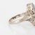 Metal Vintage Art Deco Double Aquamarine Ring Filigree 14k Gold Elongated Hexagon size 5.75 For Sale - Image 7 of 7