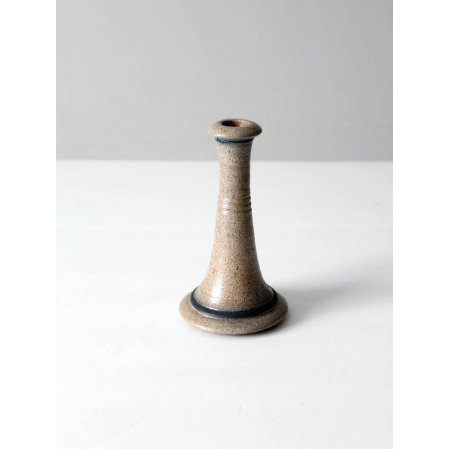Beige Vintage Rowe Pottery Works Candle Holder For Sale - Image 8 of 10