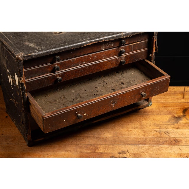 Early 20th Century No. 20 Machinist Tool Chest For Sale - Image 4 of 10