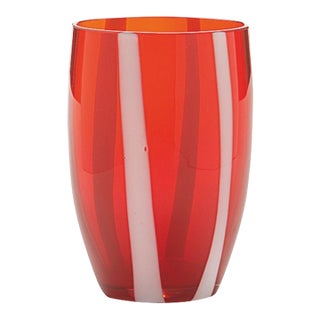 Gessato Tumbler (Set of 2) - Red For Sale