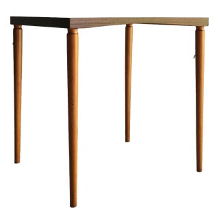 Mid-Century Modern Side Table in Teak and Beech Wood, 1960s For Sale