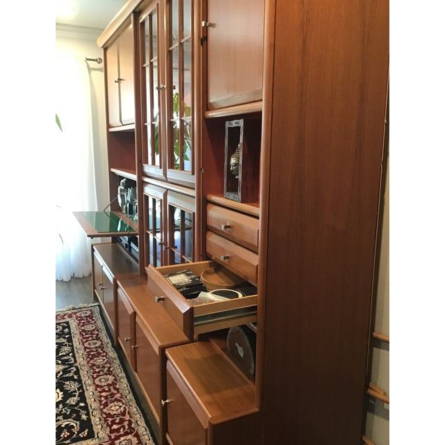 1960s Teak Wall Unit For Sale - Image 4 of 12