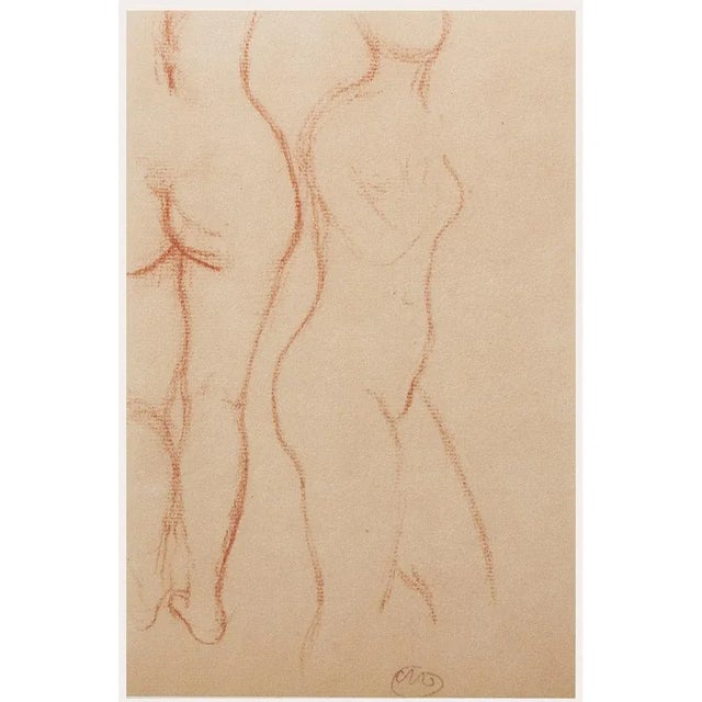 Paper 1950s After Aristide Maillol "Studies" First Edition Vintage Lithograph For Sale - Image 7 of 8