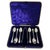 Antique Sterling Silver Teaspoon & Tongs Set, 1908, Set of 7 For Sale - Image 18 of 18