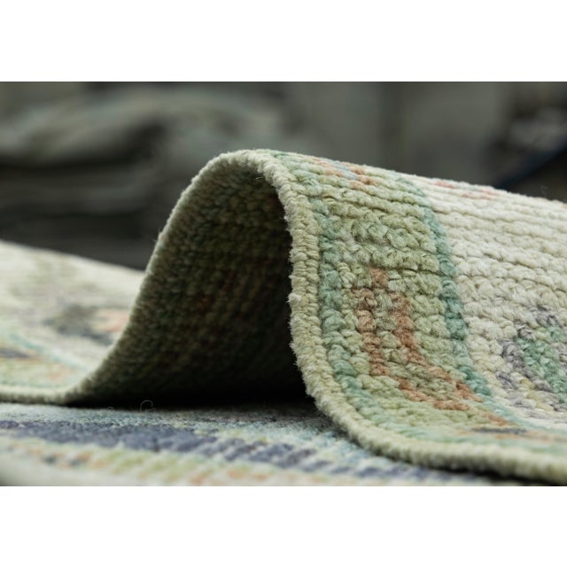 Textile Turkish Oushak Rug 2'7" x 5'1" #17552 For Sale - Image 7 of 8