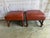 Mid 20th Century Spanish Colonial Revival Leather Benches With Antique Brass Trim, 1960 For Sale - Image 5 of 12