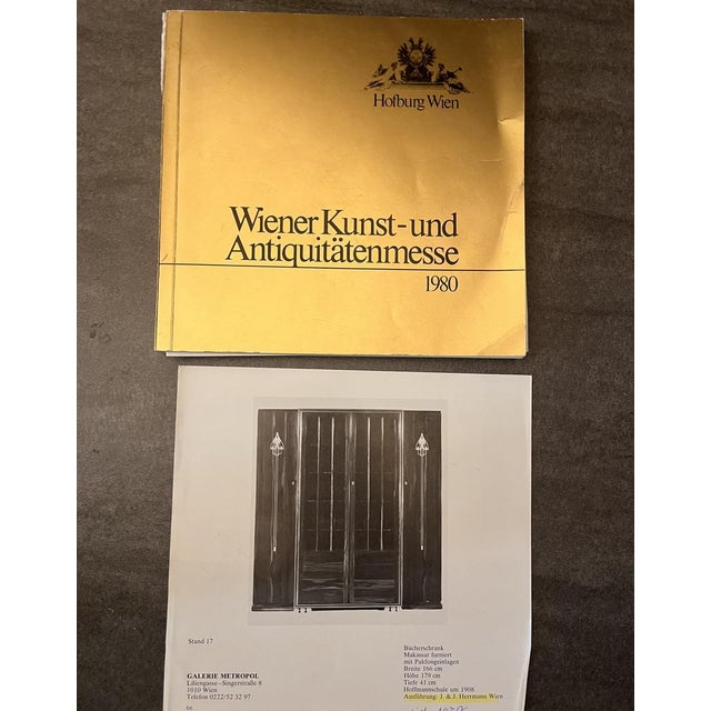 Vintage Makassar Bookcase, 1908 For Sale - Image 12 of 13