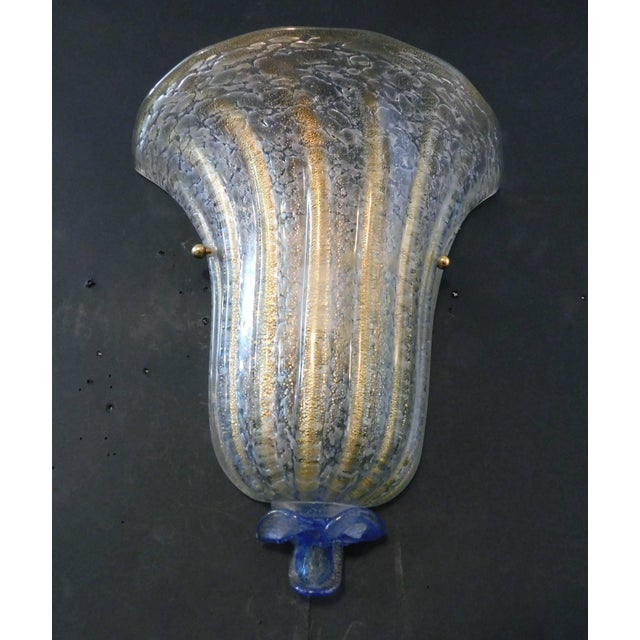 Italian 1960s Golden Shield Sconces, a Pair For Sale - Image 3 of 10