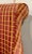 Traditional Vintage Southwood Co. Traditional Red Plaid Lounge Chair For Sale - Image 3 of 7