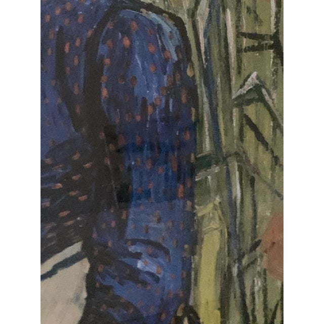 Paper Print - Vincent Van Gogh “Peasant in a Background of Wheat” For Sale - Image 7 of 12