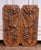 Early 20th Century Pair of Early 20th Century French Art Deco Carved Walnut Pheasant Wall Panels For Sale - Image 5 of 7