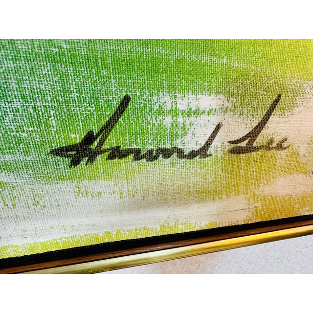 Large Vintage Oil on Canvas Painting For Sale - Image 4 of 8