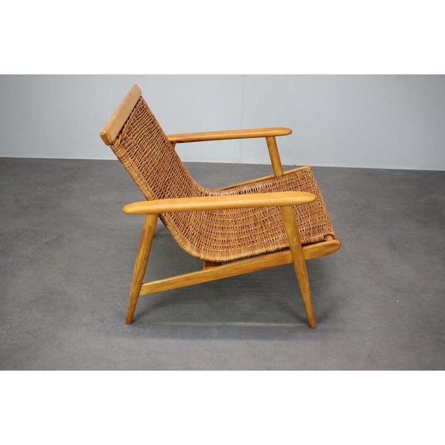 Vintage Rattan Armchair from ULUV, Czechoslovakia, 1960s For Sale - Image 12 of 13