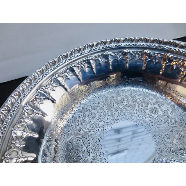 Reed & Barton Reed and Barton Silver Plate Bowl For Sale - Image 4 of 5