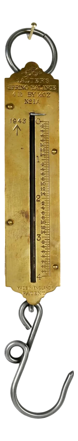 Antique English Brass Salter Scale