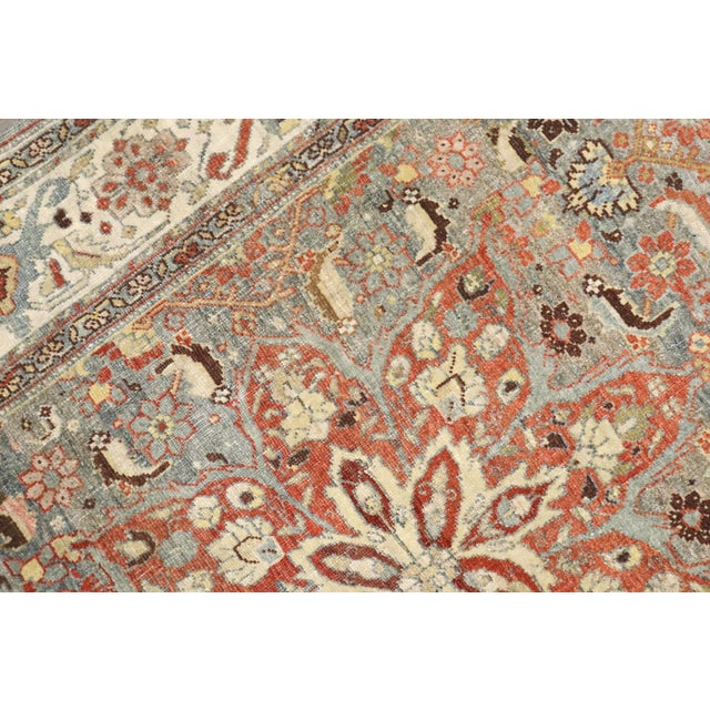 Antique Zabihi Collection Gray Persian Sarouk Ferehan Rug - 3'7" x 6' For Sale In New York - Image 6 of 8