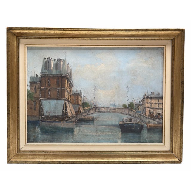 Original Italian Seascape Oil Painting by L. De Ferrara.