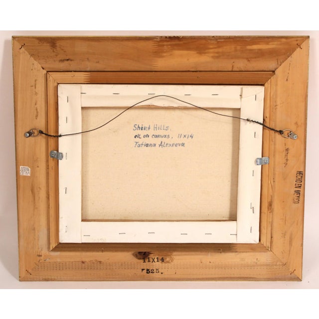 Impressionist Winter Landscape Painting by Tatiana Alexveea (Born 1963) For Sale - Image 11 of 12